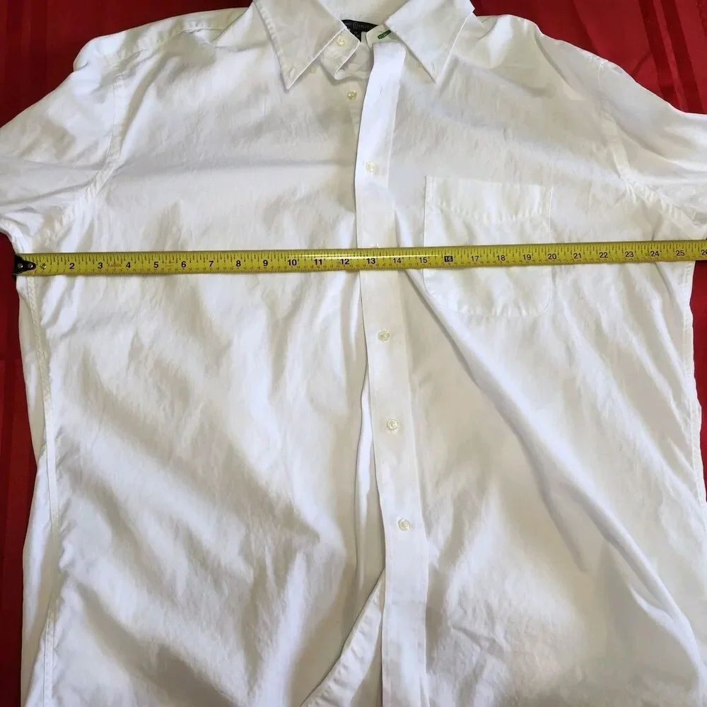 Tommy Hilfiger White Button Shirt Mens XL Vintage 2006 Long Sleeve Cotton Y2K - Picture 7 of 12